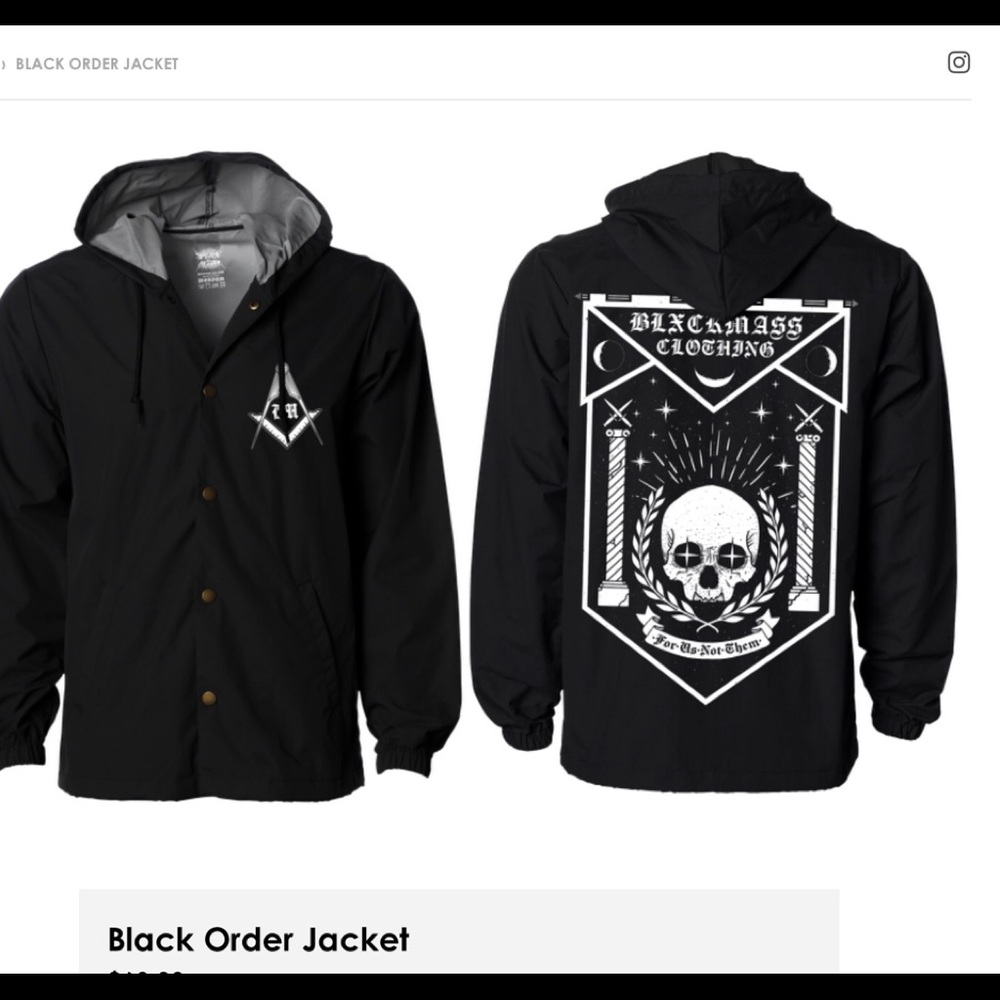 Blxckmass Black Order Jacket - Brand New Size L